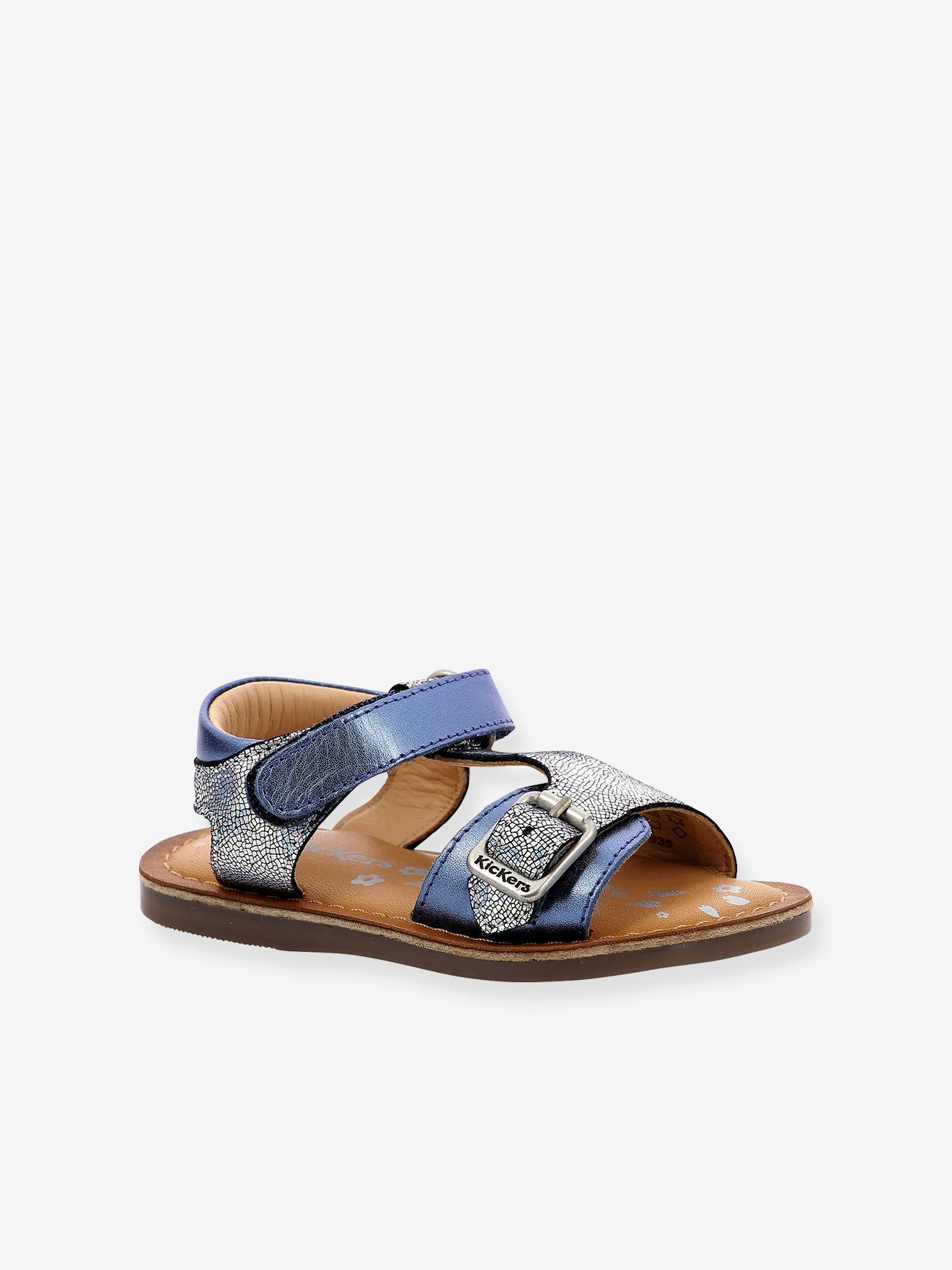 Sandales cuir enfant Diazz bleu Sandales cuir enfant Diazz bleu