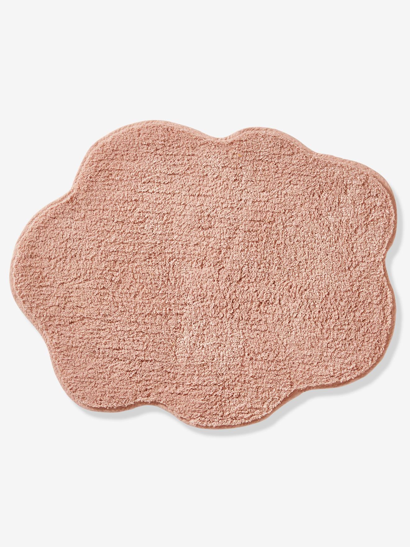 Tapis Nuage éponge rose poudré
