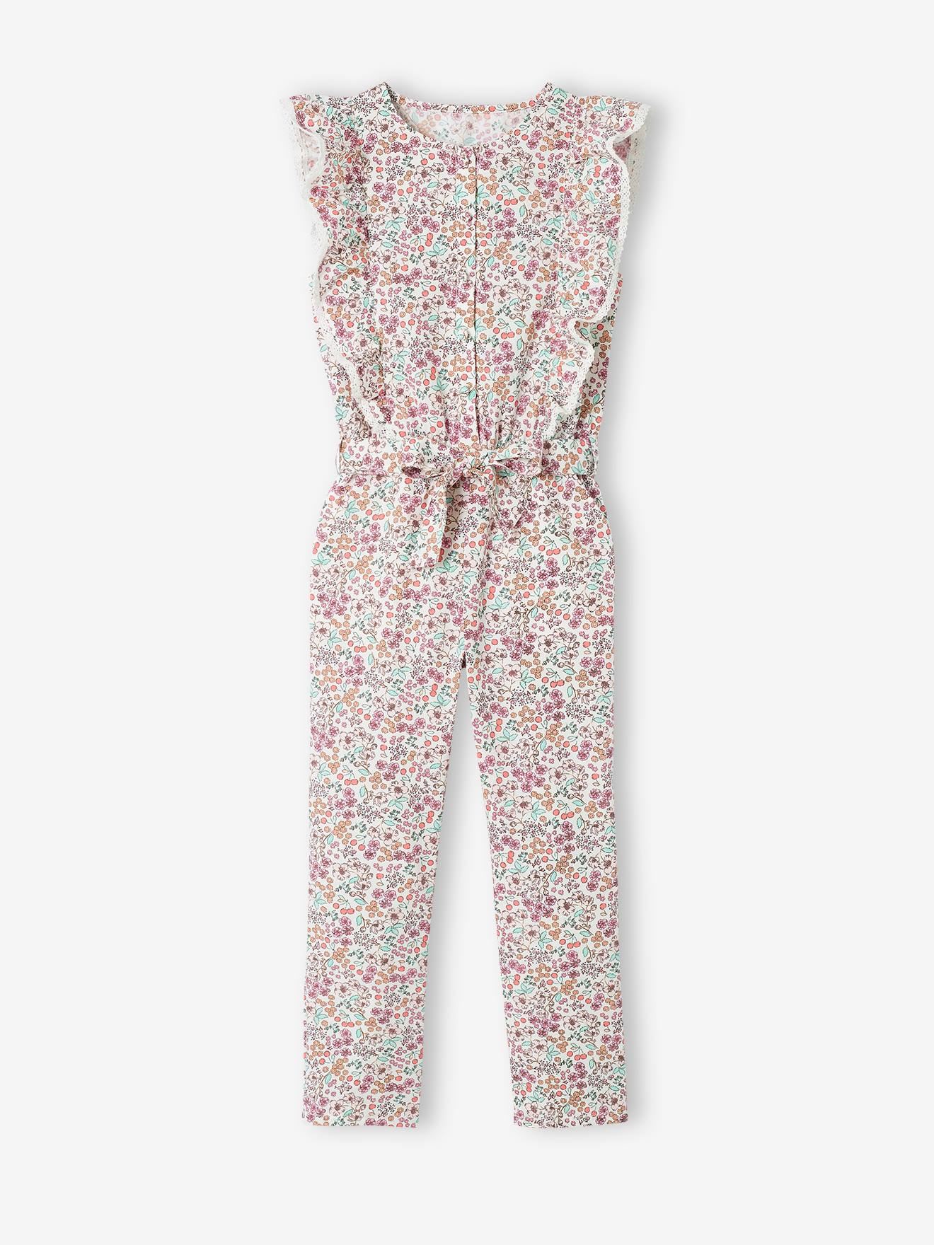 LCW baby Combinaison Bébé Fille à Fleurs et Col Carré -S5DA19Z1-LQA - LC Waikiki