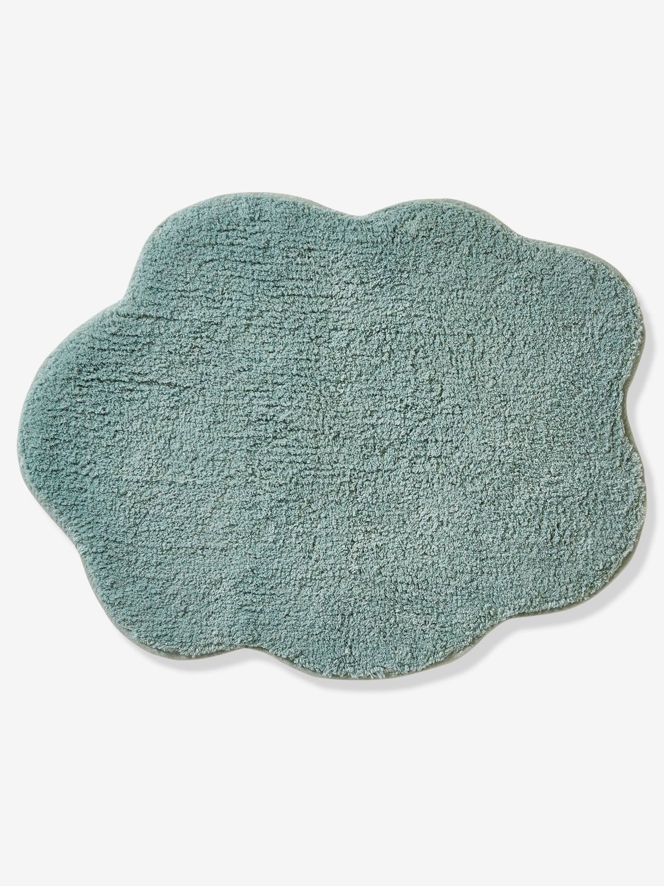 Tapis Nuage éponge bleu grisé