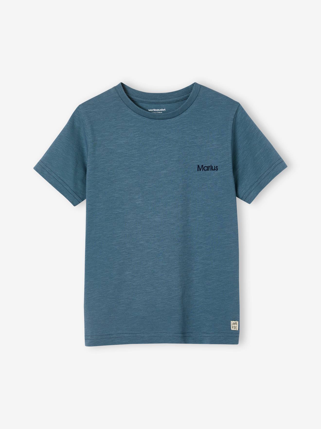 T-shirt Basique F&F Garçon Vert Coton - Taille 3-4 Ans (très Bon état)