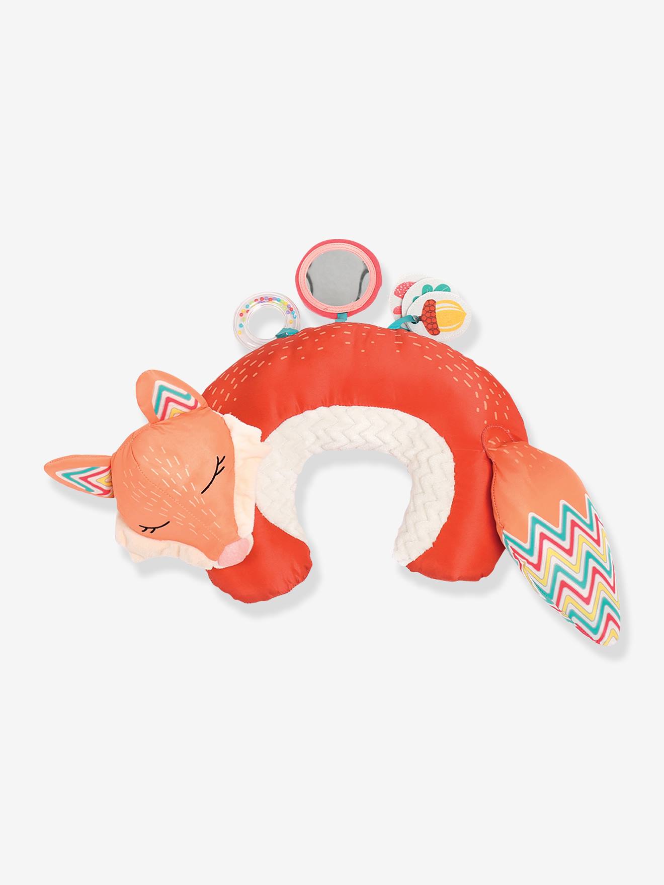 Coussin d'activités Renard LUDI orange