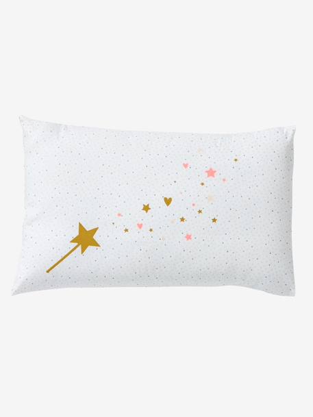 Taie D Oreiller Bebe Feerie Oeko Tex Ecru Rose Vertbaudet Taie D Oreiller Bebe Feerie Oeko Tex Ecru Rose Vertbaudet
