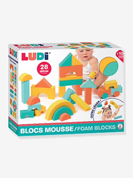 Ludi - Blocs construction mousse multicolore