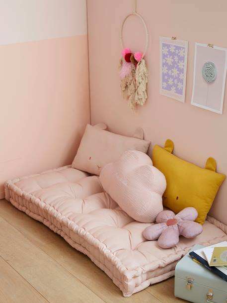 Matelas de sol style futon moutarde+rose poudré+vert sauge 7 - vertbaudet enfant 