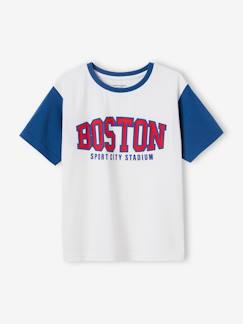 T-shirt sport team Boston garçon manches courtes contrastantes  - vertbaudet enfant