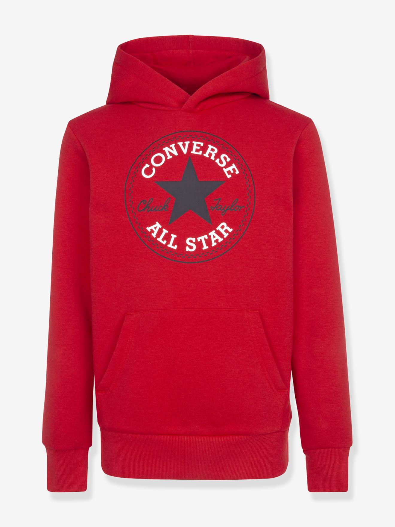 Sweat capuche Core rouge