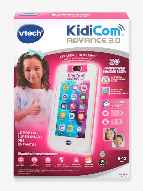 Kidicom Advance 3.0 - VTECH noir+rose 5 - vertbaudet enfant 