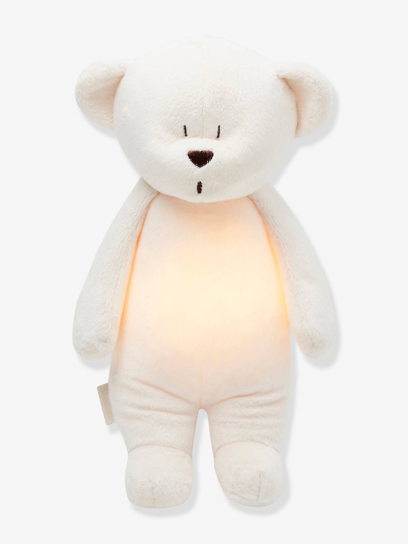 Veilleuse peluche MOONIE Ours douceur crème