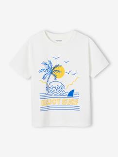 T-shirt motif paysage détails encre gonflante garçon  - vertbaudet enfant