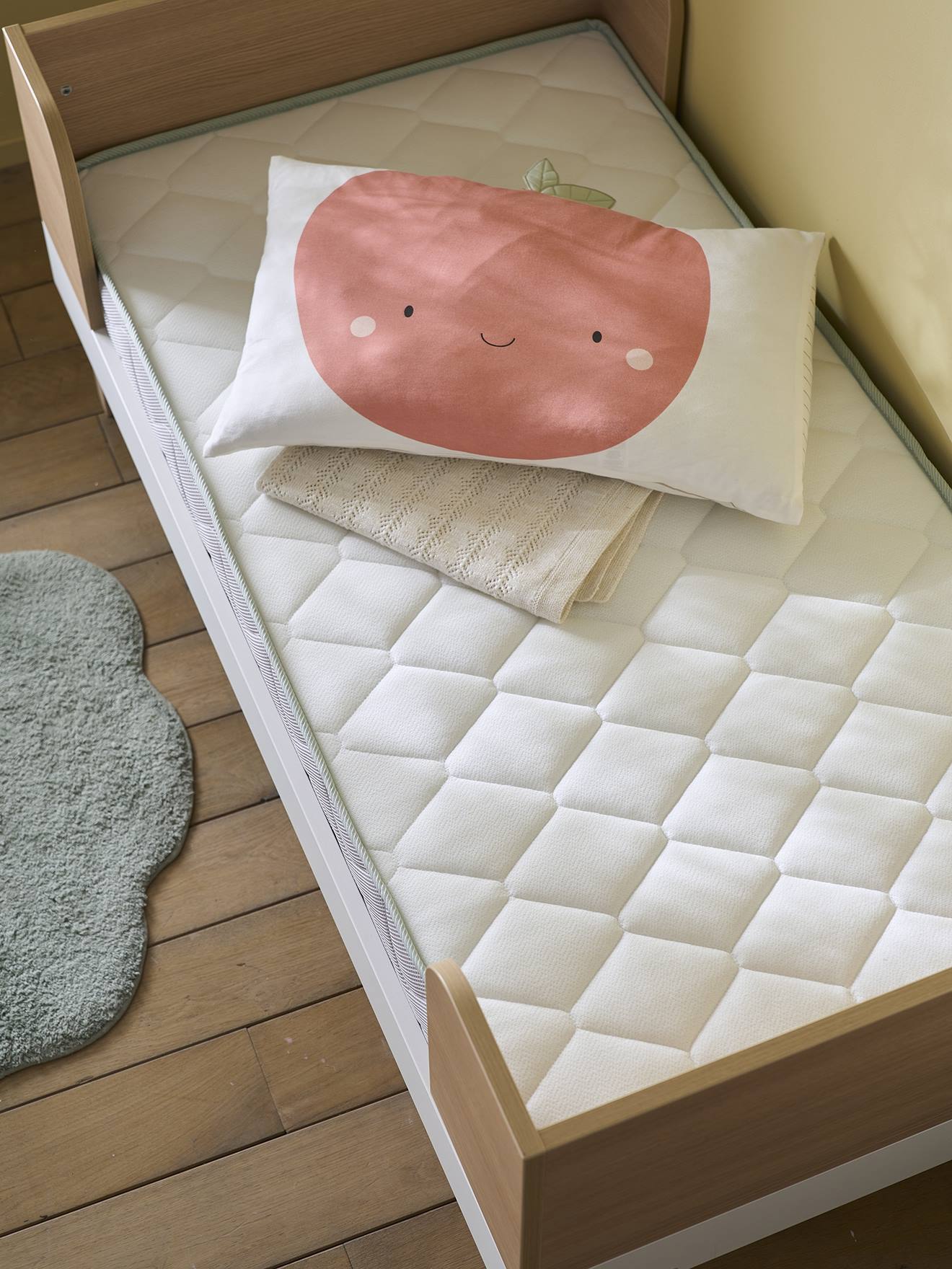 Matelas bébé thermorégulateur traité Passerelle® blanc (Vertbaudet) - Image 3
