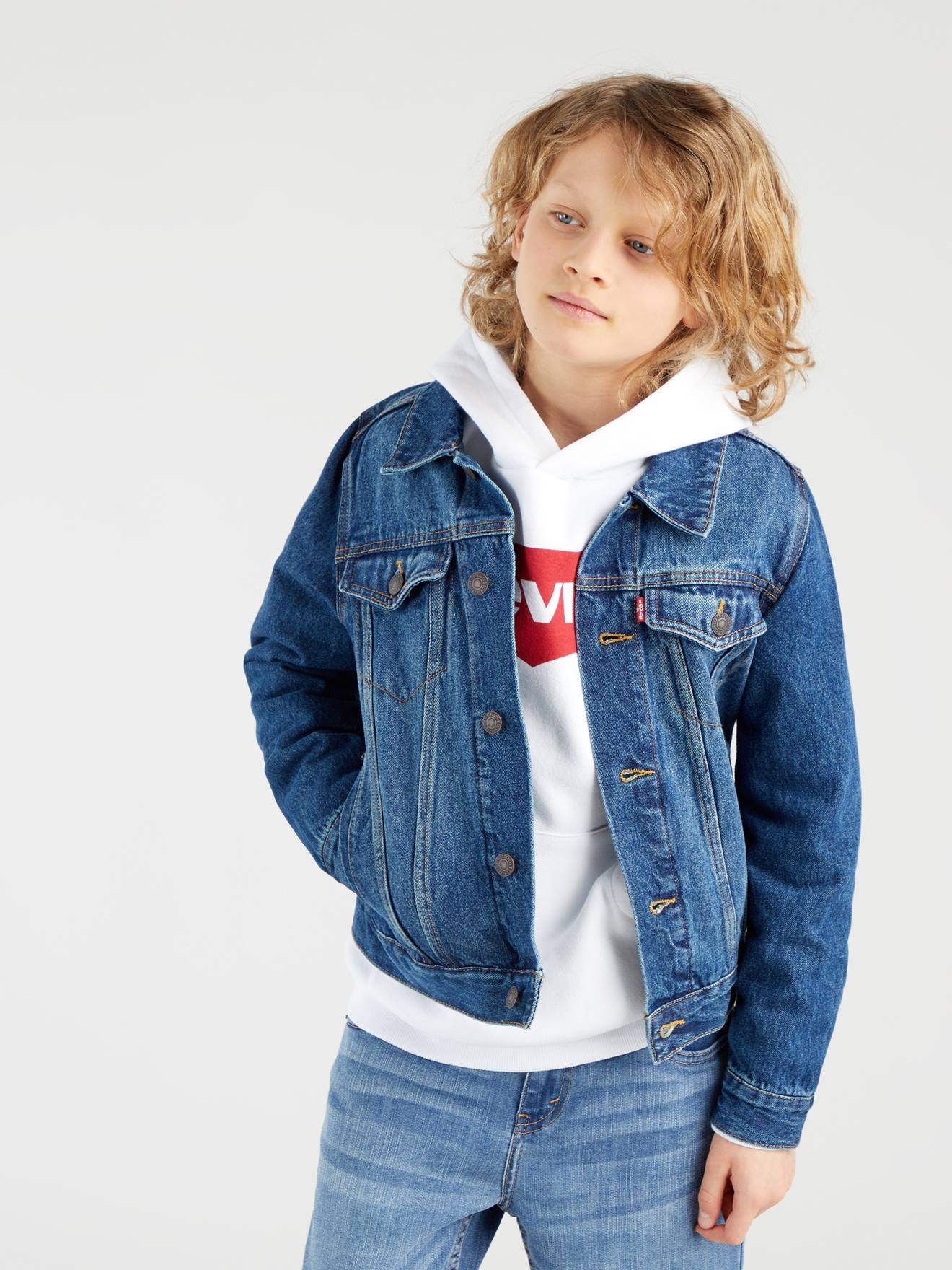 Veste en jean Trucker Jacket LEVI'S bleu jean