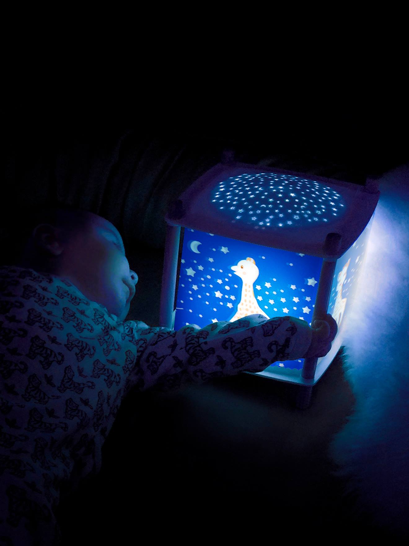 Trousselier - Veilleuse Lanterne Révolution Sophie La Girafe - Trousselier Bleu Nuit