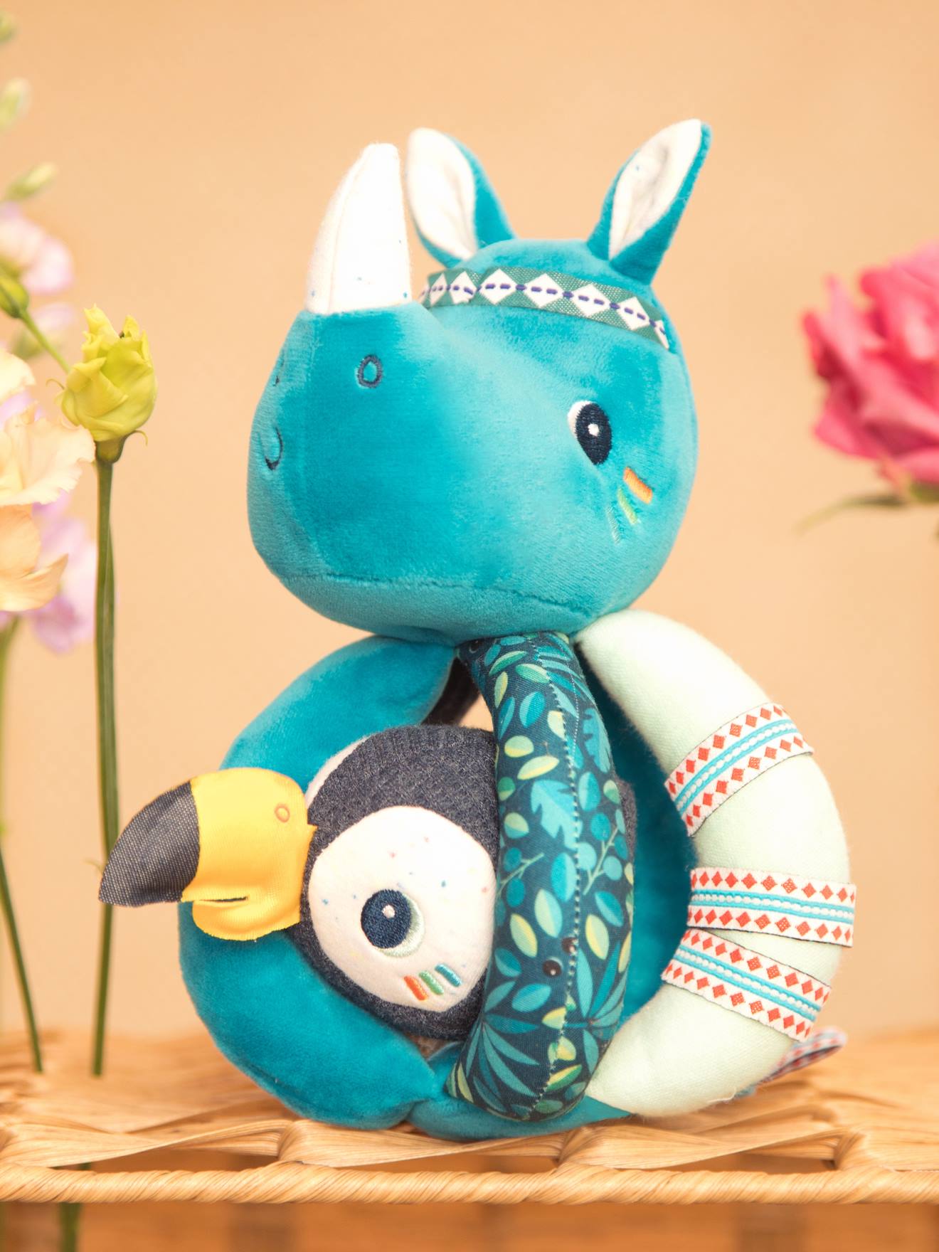 Hochet À Poignées Marius- S Bleu