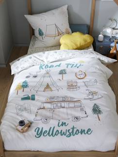 -Parure enfant housse de couette + taie d'oreiller YELLOWSTONE