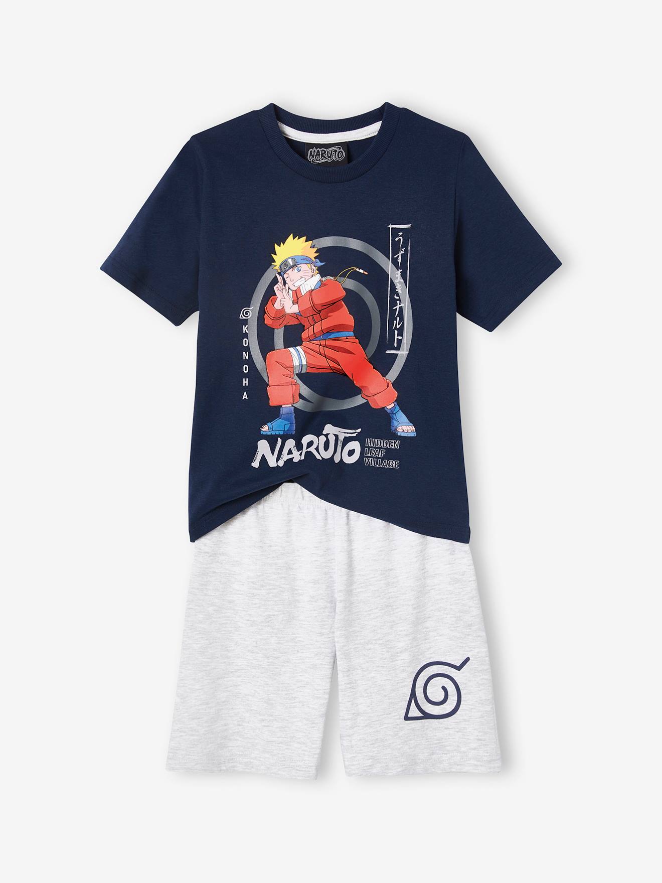 Pyjashort garçon Naruto® noir