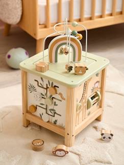 Idées cadeaux bébés et enfants-Jouet-Grand cube d'activités en bois FSC®
