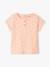 Tee-shirt à côtes bébé rose pâle 1 - vertbaudet enfant 