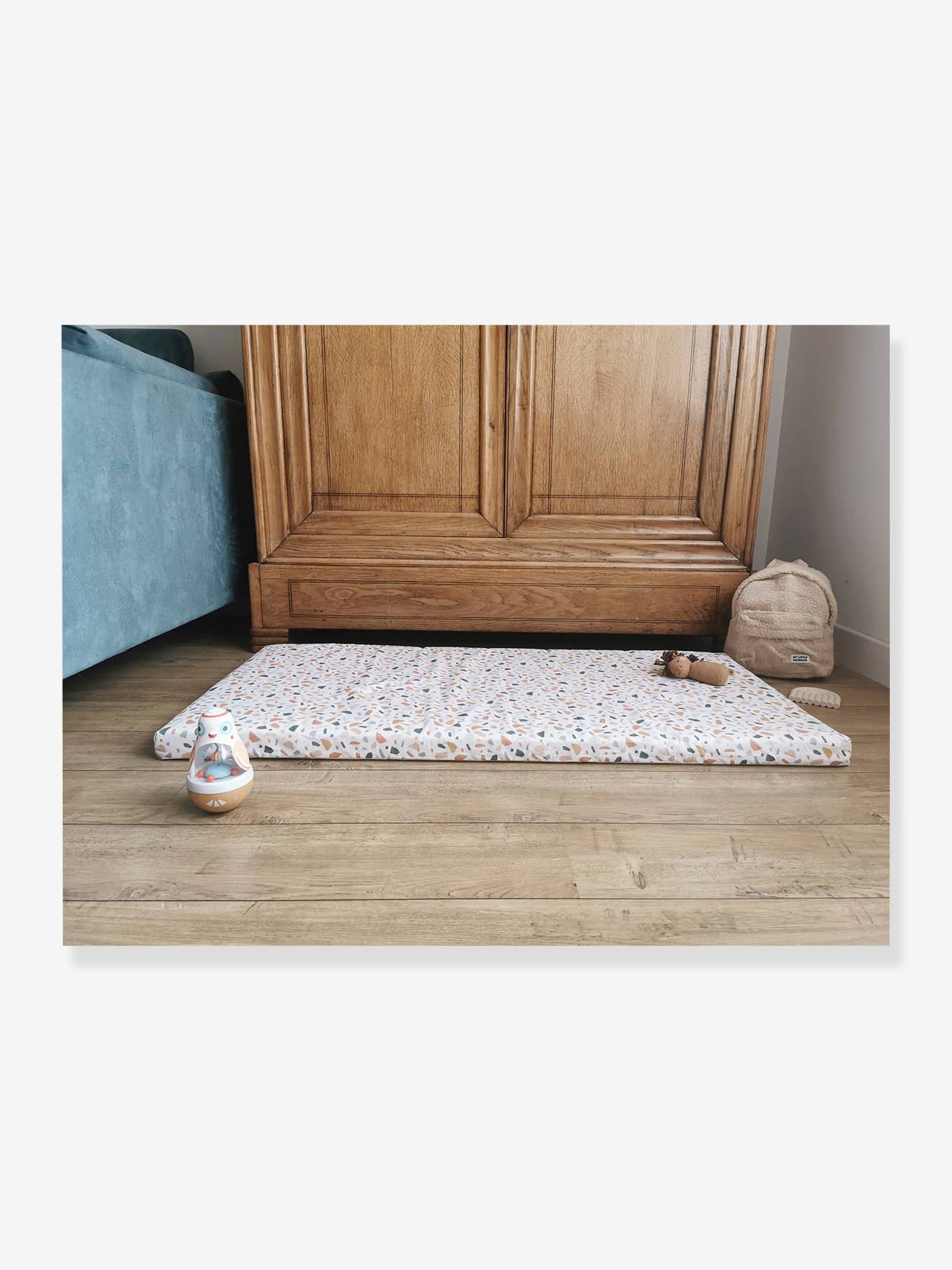 Matelas de voyage bébé 60x120 cm terrazzo