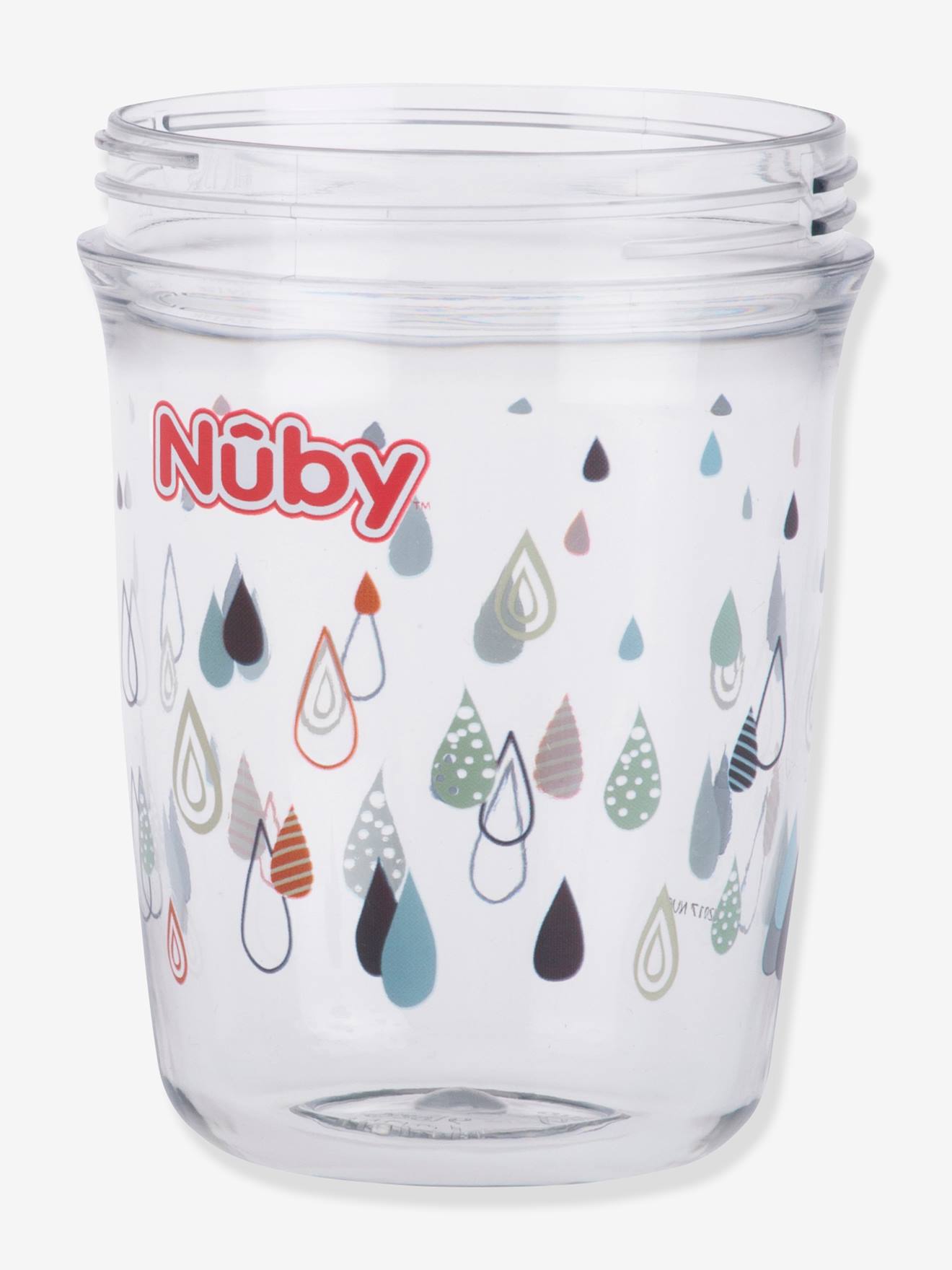 Gobelet magique 360° Tritan(TM) avec anses gris (Nuby) - Image 1