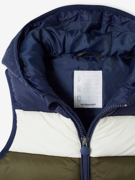 Doudoune à Capuche Garçon - Polaire Doublée, Effet Réfléchissant, Nom Personnalisable - VERTBAUDET