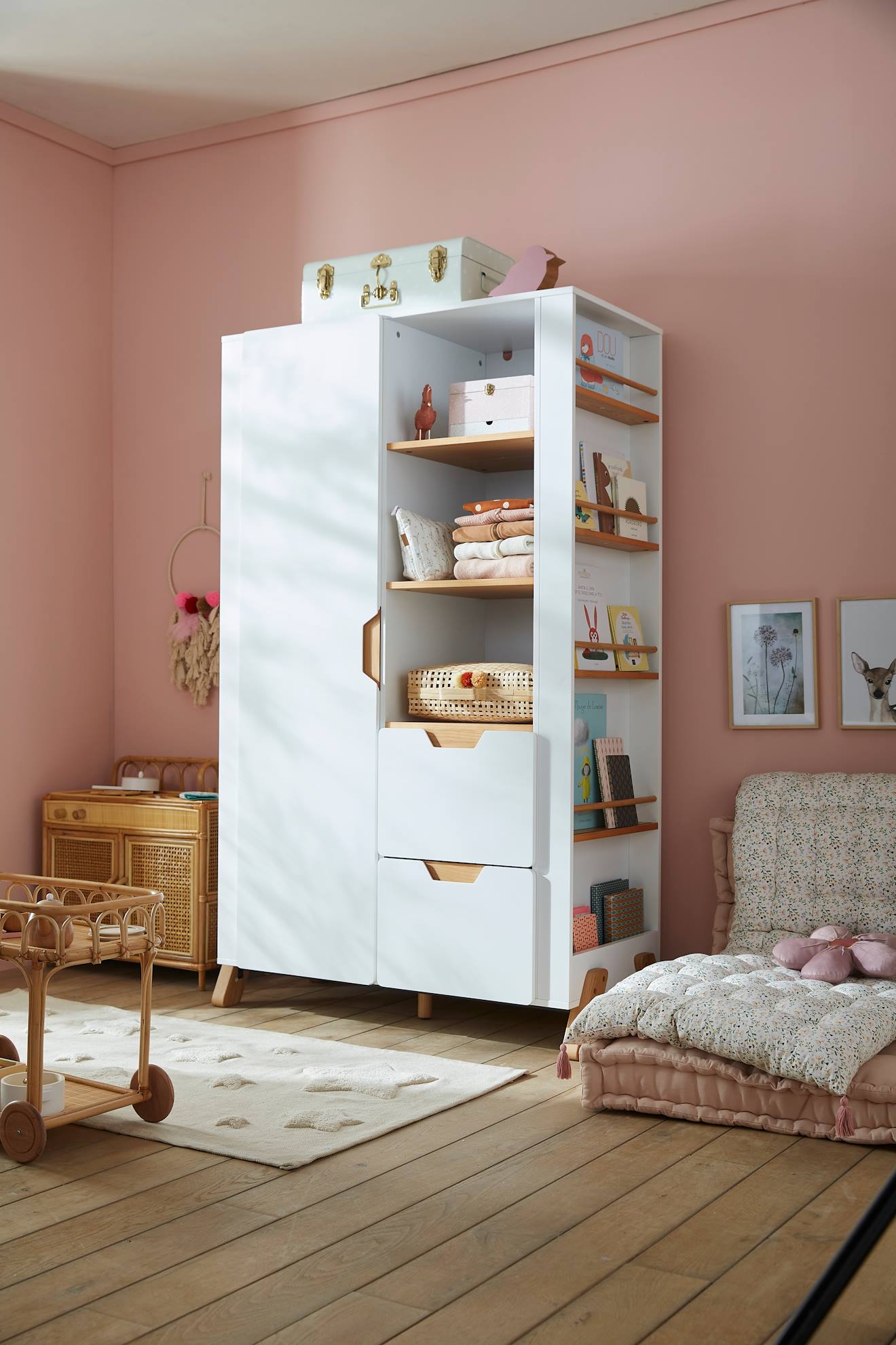 Armoire PIROUETTE blanc (Vertbaudet) - Image 2