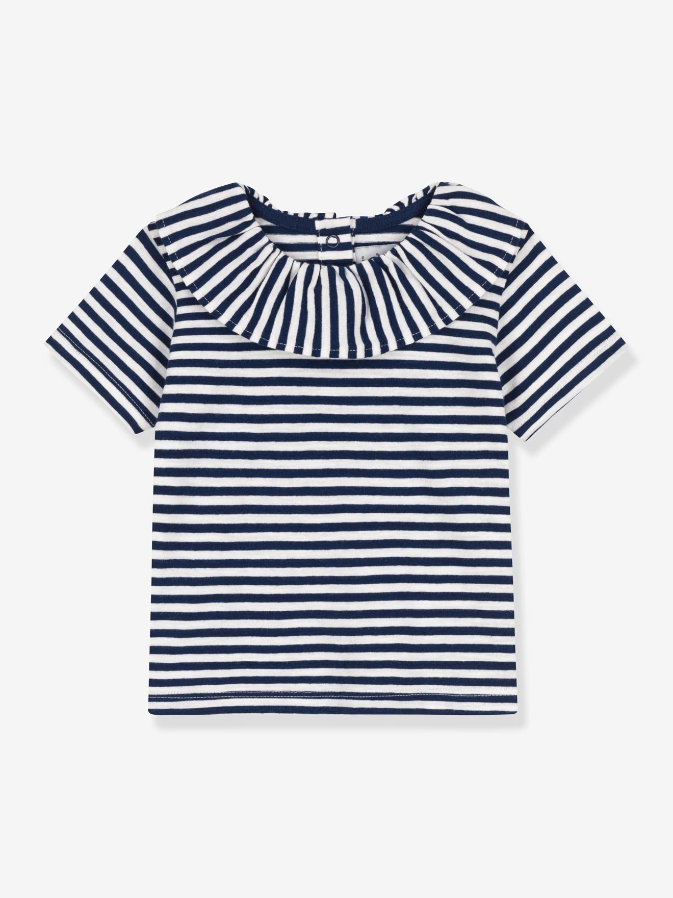 Blouse manches courtes bleu 16$
