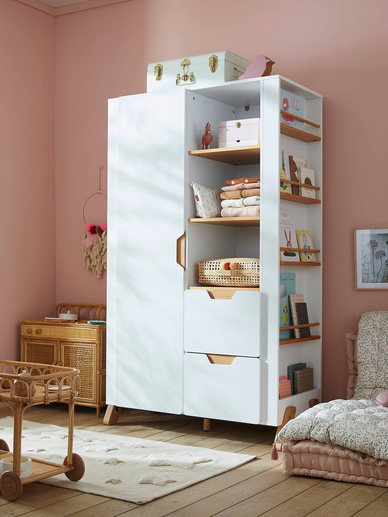 Armoire PIROUETTE blanc (Vertbaudet) - Image 3