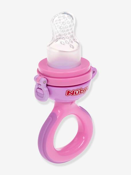 Nuby - Grignoteur en silicone rose