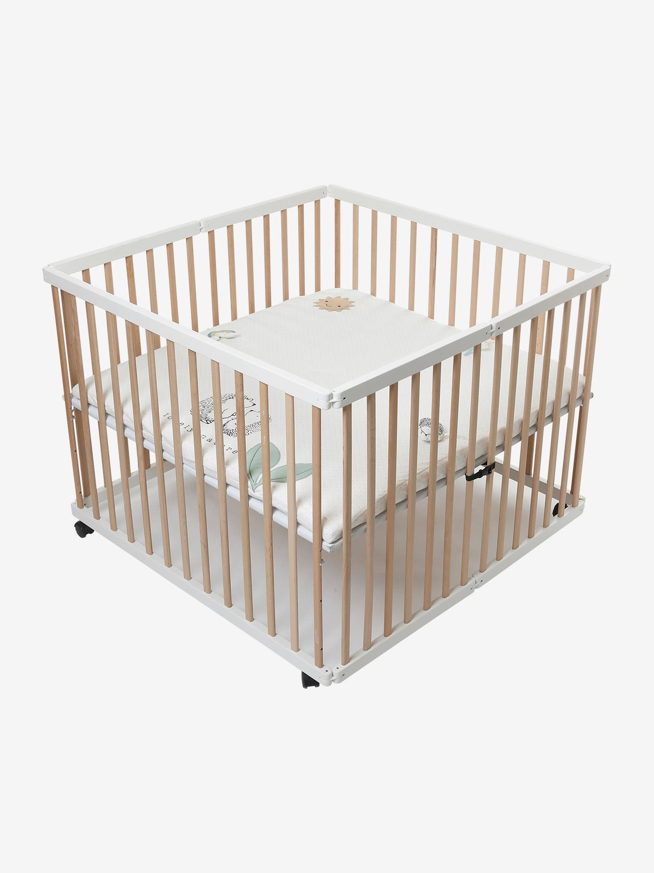 Lot de 2 housses pour fond de parc hérissons (Vertbaudet) - Image 1