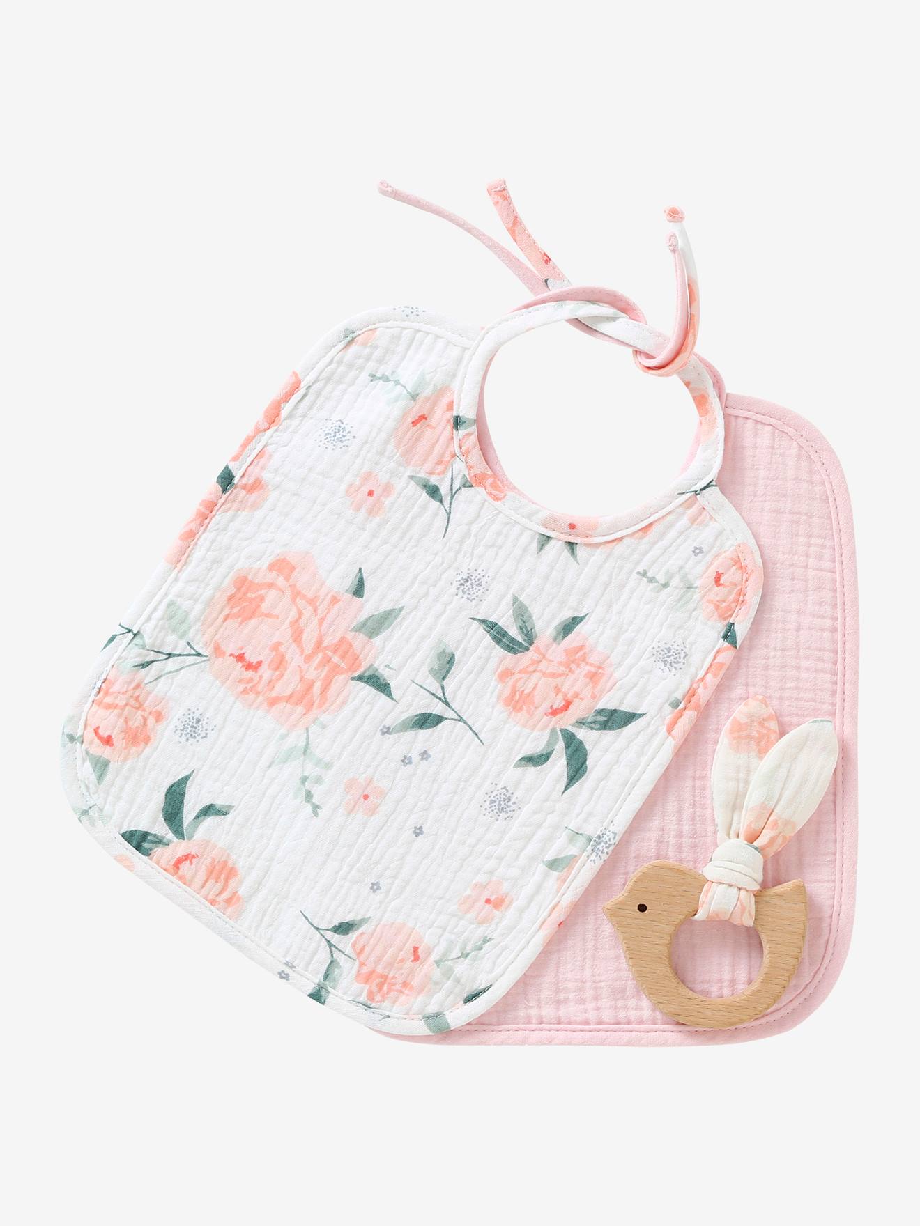 Coffret cadeau naissance personnalisable eau de rose