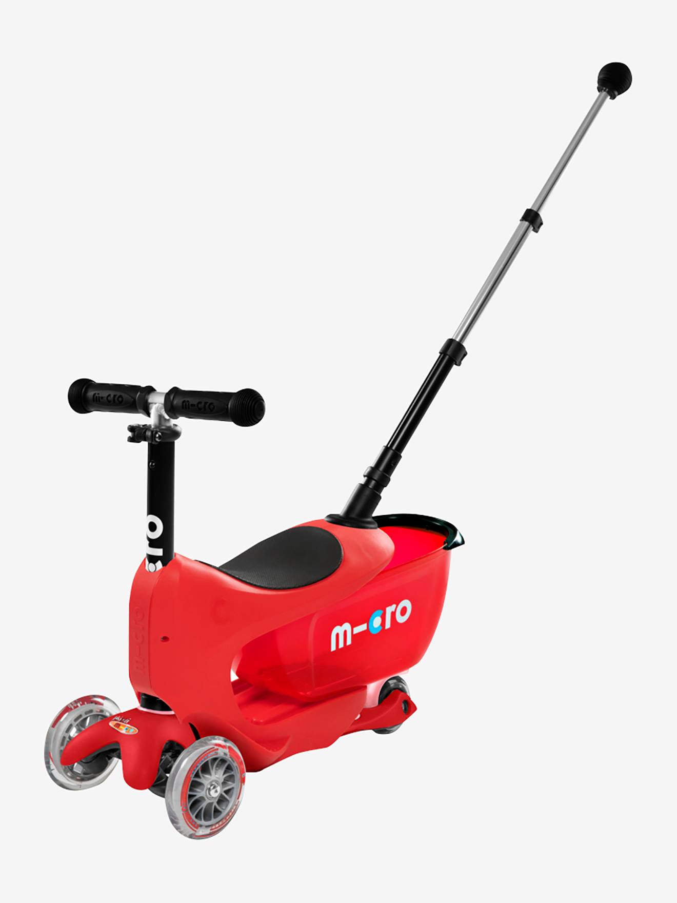 Trottinette évolutive Mini 2Go Deluxe MICRO rouge