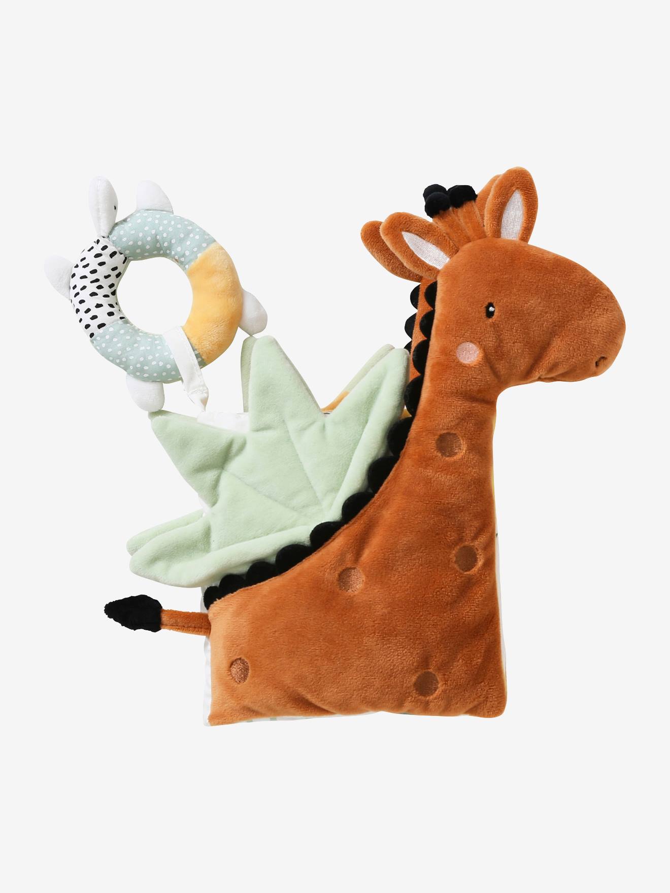 Livre d'éveil Girafe TANZANIE marron