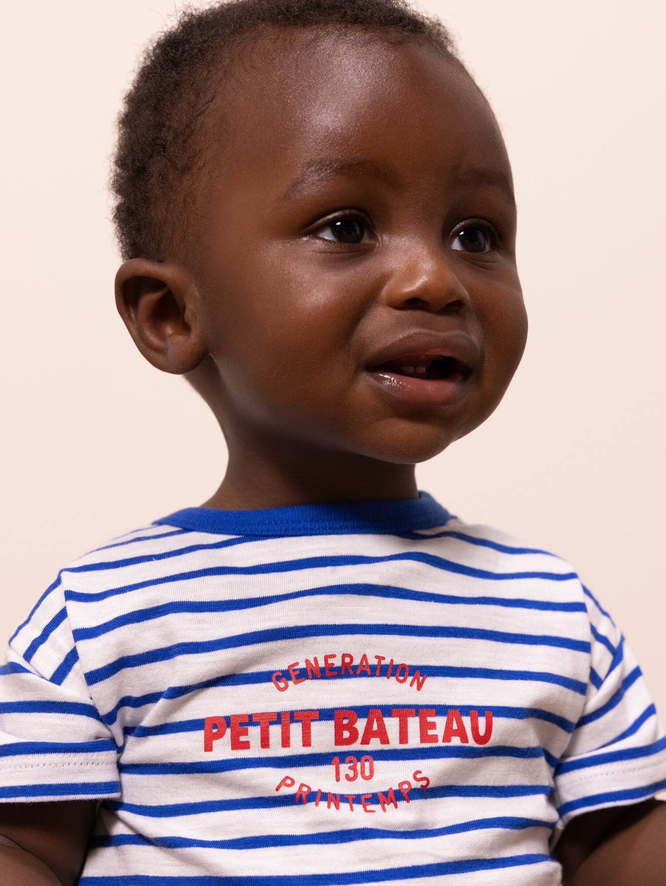 T-shirt manches courtes PETIT BATEAU bleu