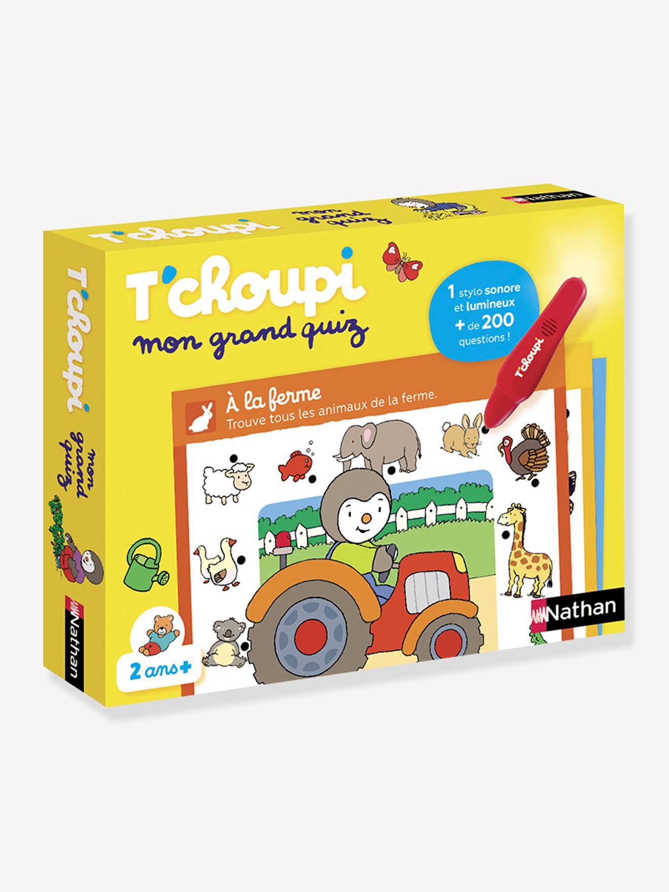 Mon grand quizz T'choupi jaune (Nathan) - Image 1