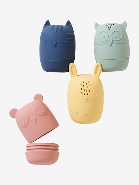 Vertbaudet - Lot de 4 aspergeurs animaux multicolore