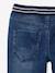 Jean garçon droit facile à enfiler denim effet molleton blue stone+BRUT FONCE+denim black+denim bleached+denim gris+double stone 5 - vertbaudet enfant 