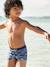 Boxer de bain imprimé tropical garçon rayé marine 5 - vertbaudet enfant 