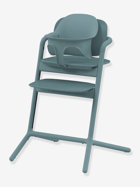 Chaise haute évolutive avec transat Cybex Lemo 2 Stone blue+Stunning black+Suede grey 2 - vertbaudet enfant 