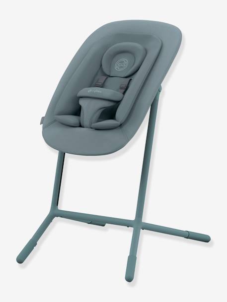 Chaise haute évolutive avec transat Cybex Lemo 2 Stone blue+Stunning black+Suede grey 4 - vertbaudet enfant 