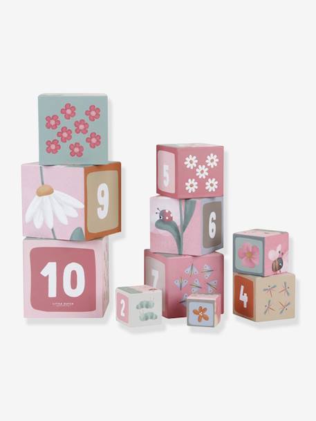 Little Dutch - Cubes à empiler en carton FSC - LITTLE DUTCH rose
