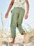 Pantalon garçon coton/lin léger beige chiné+bleu nuit+noisette+vert sauge 19 - vertbaudet enfant 