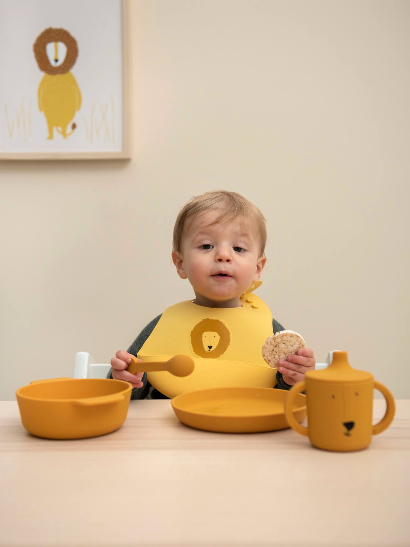 Tasse d'apprentissage Animal en silicone mrs lion (Trixie) - Image 1