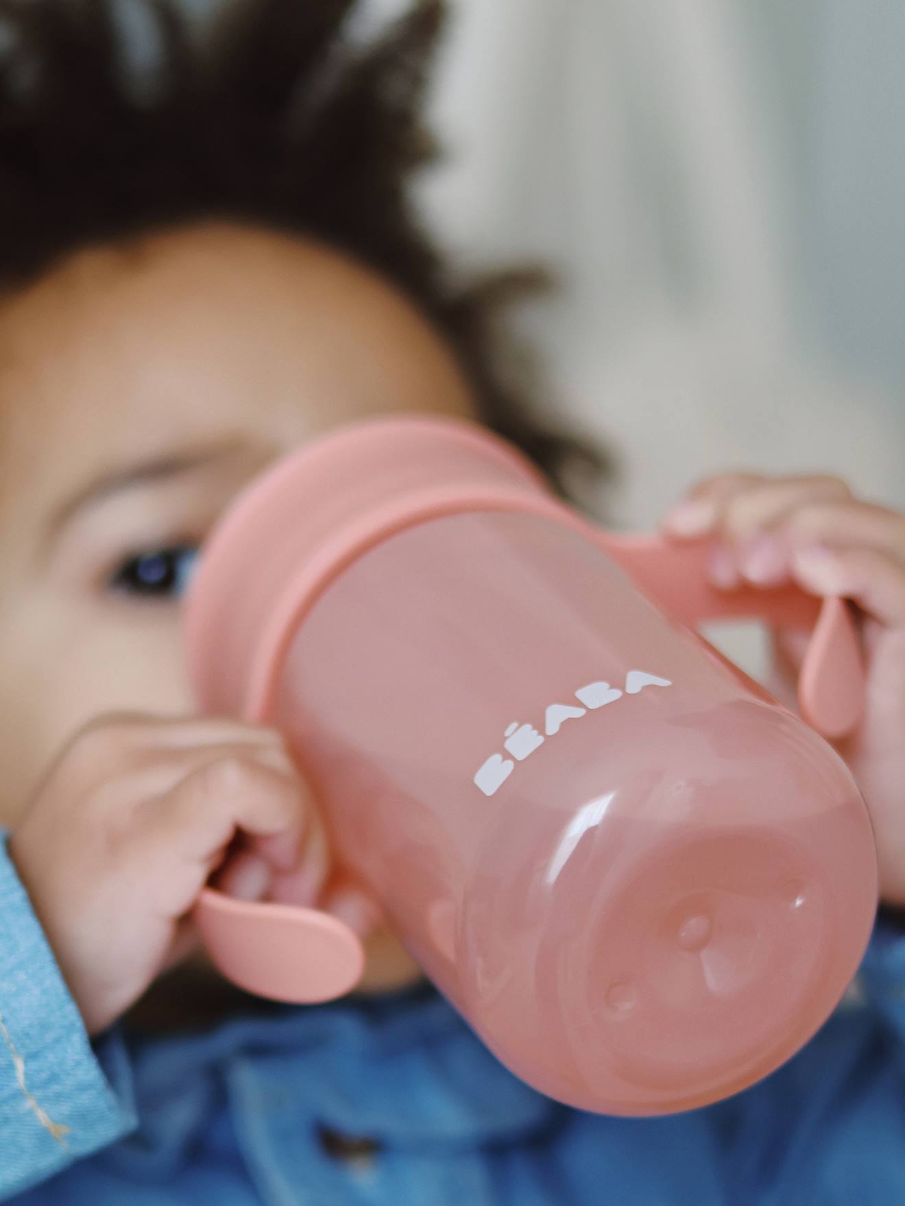 Tasse d'apprentissage 360° BEABA rose