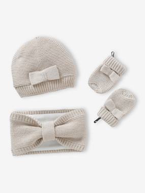 Bonnet Fœtal Pour Nouveau-né Avec Moufles - Coton Doux, Sans Bord, Pour Bébé 0-1 Mois, Hôpital, Sorties