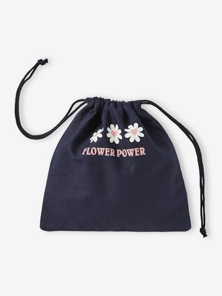 Fille-Accessoires-Sac à goûter pochette "Flower power" fille
