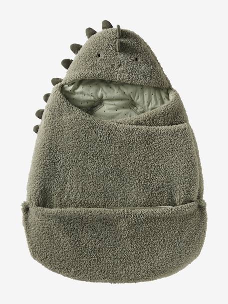 Bébé-Nid d'ange transformable en tapis à langer peluche 