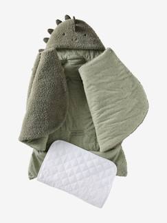 VERTBAUDET Combi-Pilote Imprimée Ours Bébé Doublée Sherpa - Ouverture Double Zip