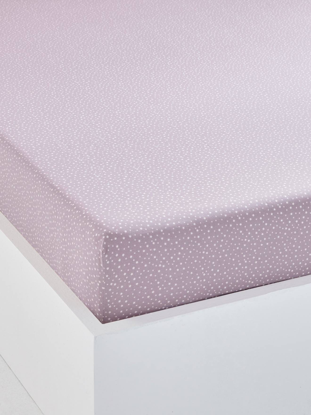 Drap-housse enfant PETITE FEE Oeko-Tex® violet