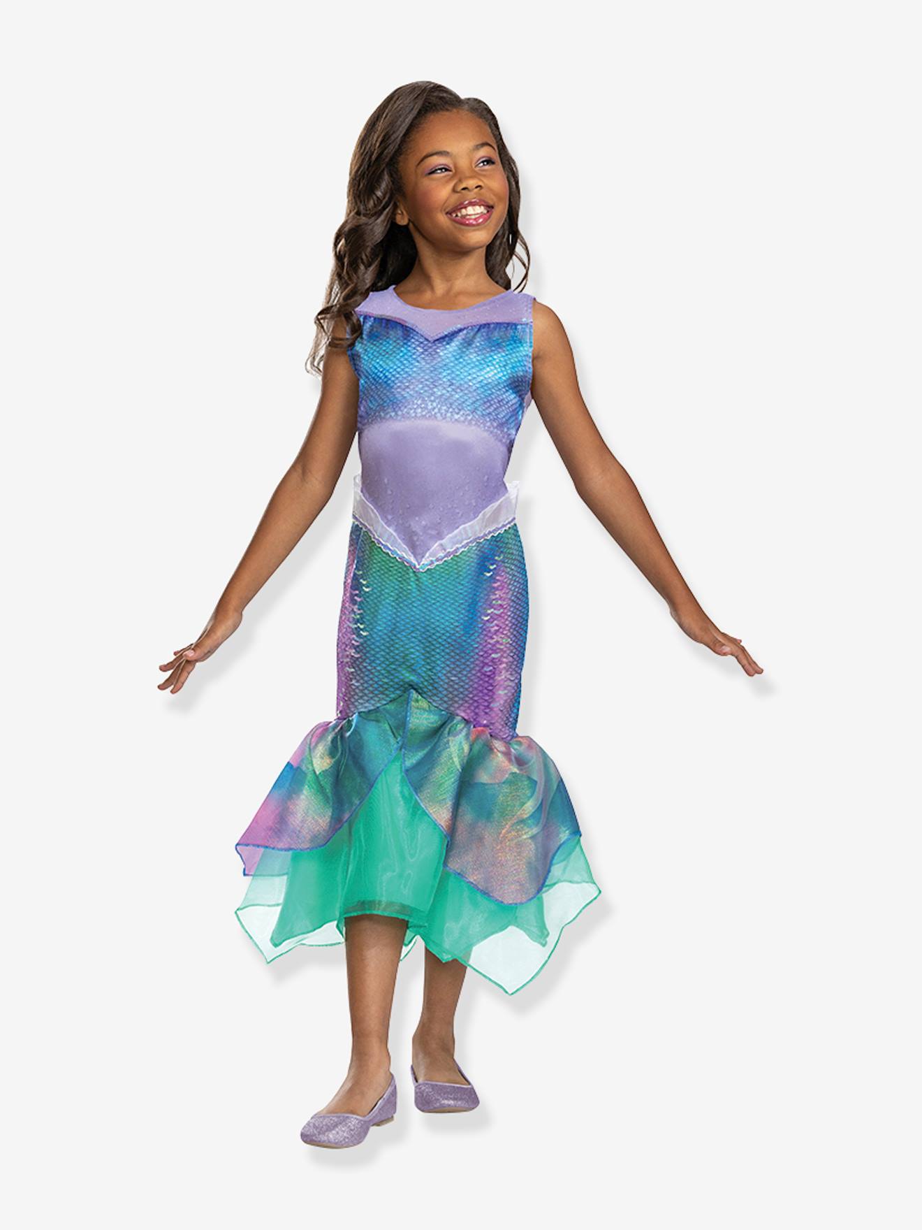 Robe de princesse Ariel la petite sirène pour filles, vêtements de fête  pour enfants, cosplay éducatif